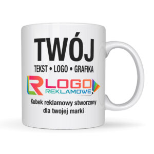 Kubki reklamowe 330 ml – biały, klasa AAA+