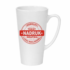 Kubki reklamowe białe latte duże – 500 ml