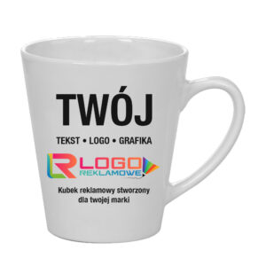 Kubki reklamowe białe latte – 350 ml