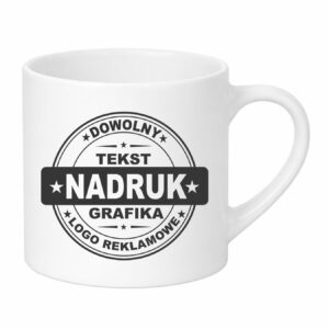 Kubki reklamowe mini – białe, 180 ml