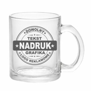 Kubki reklamowe szklane – 330 ml