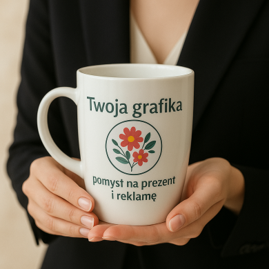 Twoja grafika na kubku – pomysł na prezent i reklamę